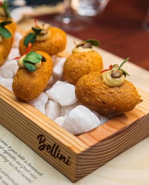 Plated dish at Bellini